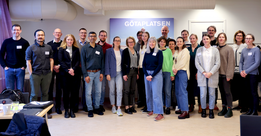 The course participants in a group photo.